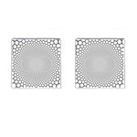 Hexagon Honeycombs Pattern Structure Abstract Cufflinks (Square) Front(Pair)