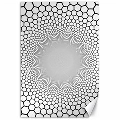 Hexagon Honeycombs Pattern Structure Abstract Canvas 20  X 30  by Ravend