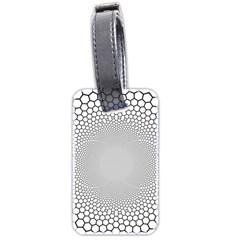 Hexagon Honeycombs Pattern Structure Abstract Luggage Tag (two Sides) by Ravend