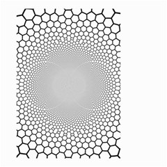 Hexagon Honeycombs Pattern Structure Abstract Small Garden Flag (two Sides) by Ravend