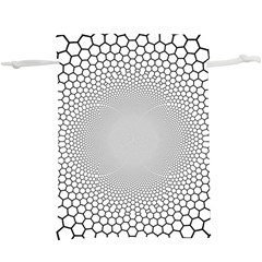 Hexagon Honeycombs Pattern Structure Abstract Lightweight Drawstring Pouch (xl) by Ravend