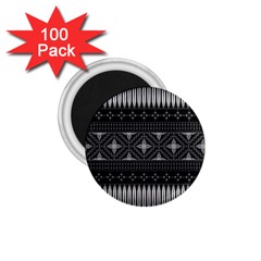 Abstract Art Artistic Backdrop Black Brush Card 1 75  Magnets (100 Pack)  by Ravend