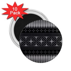 Abstract Art Artistic Backdrop Black Brush Card 2 25  Magnets (10 Pack)  by Ravend