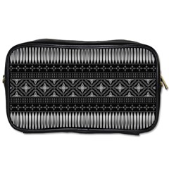 Abstract Art Artistic Backdrop Black Brush Card Toiletries Bag (one Side) by Ravend