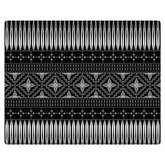 Abstract Art Artistic Backdrop Black Brush Card One Side Premium Plush Fleece Blanket (medium)