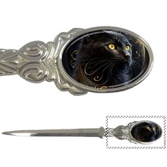 Ai Generated Cat Moon Feline Cute Letter Opener by Ravend