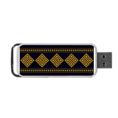 Abstract Antique Architecture Art Artistic Artwork Portable Usb Flash (two Sides) by Ravend