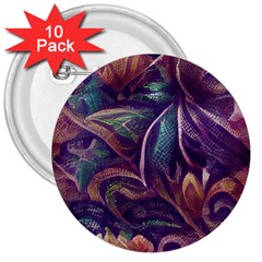 Abstract African Art Art Backdrop Background 3  Buttons (10 pack) 