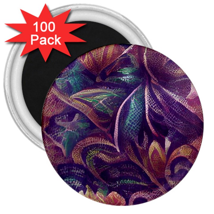 Abstract African Art Art Backdrop Background 3  Magnets (100 pack)