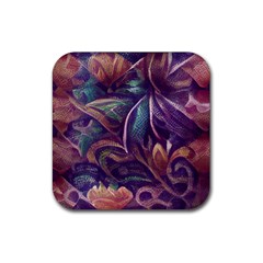 Abstract African Art Art Backdrop Background Rubber Coaster (Square)