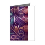 Abstract African Art Art Backdrop Background Mini Greeting Card Left