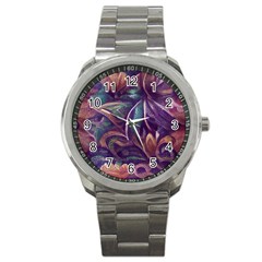 Abstract African Art Art Backdrop Background Sport Metal Watch