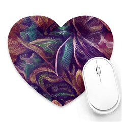 Abstract African Art Art Backdrop Background Heart Mousepad