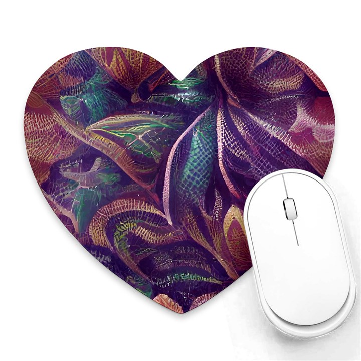 Abstract African Art Art Backdrop Background Heart Mousepad