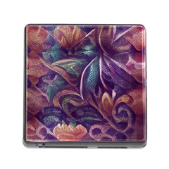 Abstract African Art Art Backdrop Background Memory Card Reader (Square 5 Slot)