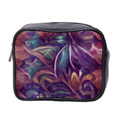 Abstract African Art Art Backdrop Background Mini Toiletries Bag (Two Sides)