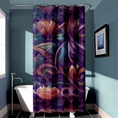 Abstract African Art Art Backdrop Background Shower Curtain 36  x 72  (Stall) 