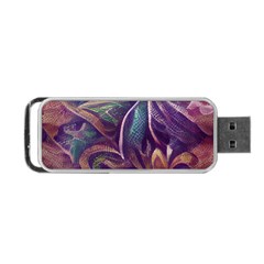 Abstract African Art Art Backdrop Background Portable USB Flash (One Side)