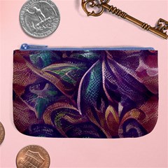 Abstract African Art Art Backdrop Background Large Coin Purse