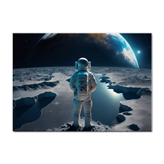 Ai Generated Space Astronaut Universe Moon Earth Sticker A4 (100 Pack) by Ravend