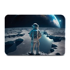 Ai Generated Space Astronaut Universe Moon Earth Plate Mats by Ravend