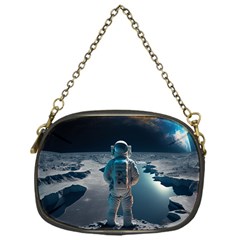 Ai Generated Space Astronaut Universe Moon Earth Chain Purse (one Side) by Ravend