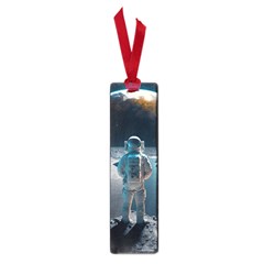 Ai Generated Space Astronaut Universe Moon Earth Small Book Marks by Ravend