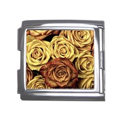 Flowers Roses Plant Bloom Blossom Mega Link Italian Charm (18mm) by Ravend