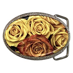 Flowers Roses Plant Bloom Blossom Belt Buckles