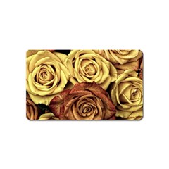 Flowers Roses Plant Bloom Blossom Magnet (name Card)