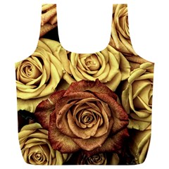 Flowers Roses Plant Bloom Blossom Full Print Recycle Bag (xl) by Ravend