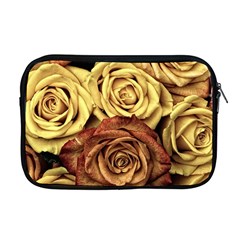 Flowers Roses Plant Bloom Blossom Apple Macbook Pro 17  Zipper Case by Ravend