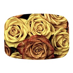 Flowers Roses Plant Bloom Blossom Mini Square Pill Box by Ravend