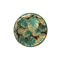 Colored Close Up Plants Leaves Pattern Hat Clip Ball Marker (10 Pack) by dflcprintsclothing