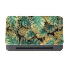 Colored Close Up Plants Leaves Pattern Memory Card Reader With Cf