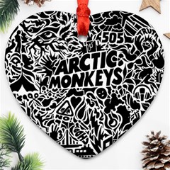 Arctic Monkeys Digital Wallpaper Pattern No People Creativity Ornament (heart)