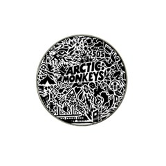 Arctic Monkeys Digital Wallpaper Pattern No People Creativity Hat Clip Ball Marker by Sudhe