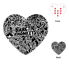 Arctic Monkeys Digital Wallpaper Pattern No People Creativity Playing Cards Single Design (heart)