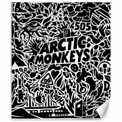 Arctic Monkeys Digital Wallpaper Pattern No People Creativity Canvas 8  X 10  by Sudhe