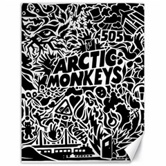 Arctic Monkeys Digital Wallpaper Pattern No People Creativity Canvas 18  X 24  by Sudhe