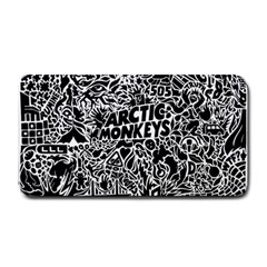 Arctic Monkeys Digital Wallpaper Pattern No People Creativity Medium Bar Mat by Sudhe