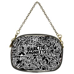 Arctic Monkeys Digital Wallpaper Pattern No People Creativity Chain Purse (two Sides) by Sudhe