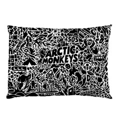 Arctic Monkeys Digital Wallpaper Pattern No People Creativity Pillow Case by Sudhe