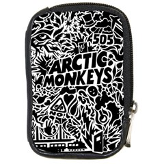 Arctic Monkeys Digital Wallpaper Pattern No People Creativity Compact Camera Leather Case by Sudhe