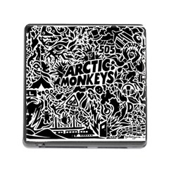 Arctic Monkeys Digital Wallpaper Pattern No People Creativity Memory Card Reader (square 5 Slot) by Sudhe