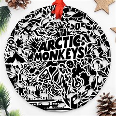 Arctic Monkeys Digital Wallpaper Pattern No People Creativity Ornament (round Filigree)