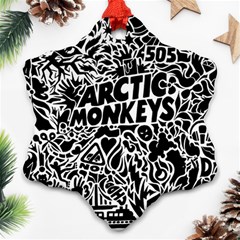 Arctic Monkeys Digital Wallpaper Pattern No People Creativity Ornament (snowflake)