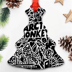 Arctic Monkeys Digital Wallpaper Pattern No People Creativity Ornament (christmas Tree) 