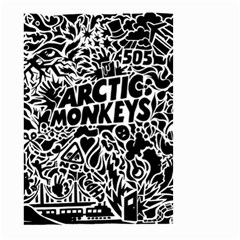 Arctic Monkeys Digital Wallpaper Pattern No People Creativity Small Garden Flag (two Sides) by Sudhe