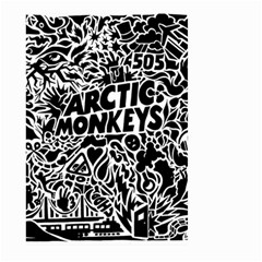 Arctic Monkeys Digital Wallpaper Pattern No People Creativity Large Garden Flag (two Sides) by Sudhe